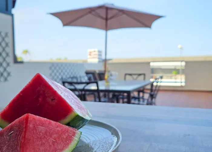 Apartmán Ocean Bliss 1 Bedroom In Mar Has Sea Views From Its Large Terrace With Great Location Palm-mar