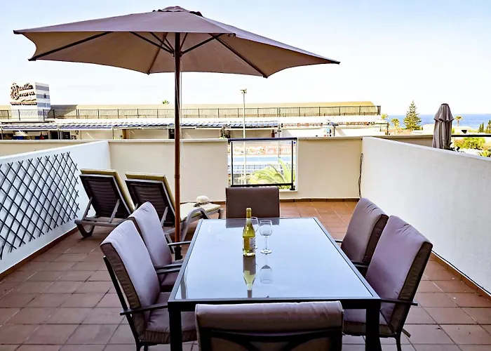 Ocean Bliss 1 Bedroom In Mar Has Sea Views From Its Large Terrace With Great Location Palm-mar
